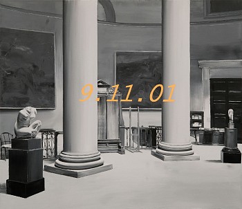pomet 9.11.01 oil on canvas. 130 x 150 cm. 2021