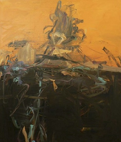 TOM LIEBER, UPWARD
oil on canvas