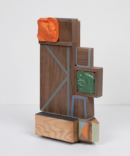 JIM OSMAN, PURLIN
wood, paint and cast paint