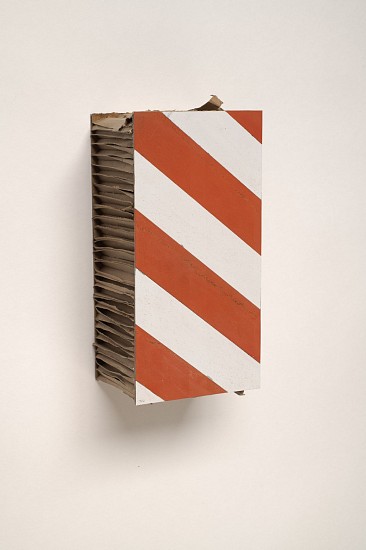TED LARSEN, WALL EXTRACTION FROM BUDDHA'S SITTING ROOM #4
salvage steel, celluose board, silicone, Vulcanized rubber, steel backing plate