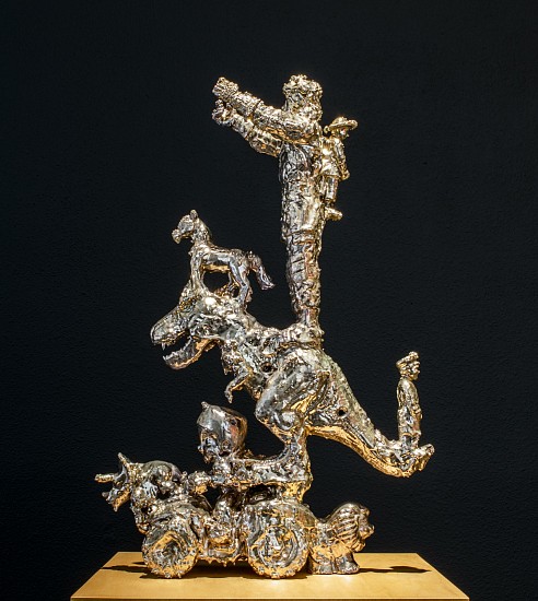 HALIM AL KARIM, IMMORTALITY JOURNEY #33
metal on fiberglass
