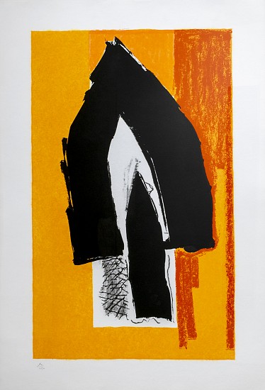 ROBERT MOTHERWELL, Black Cathedral, AP 6/14 <br />Uncat. 445
lithograph-PORT