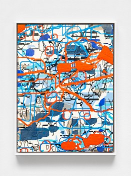 loop fragment no.4 framed on wall
