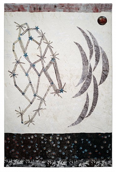 KIKI SMITH, VISITOR (stars, multiple crescent moons) 8/10 EV
cotton Jacquard tapestry tapestry