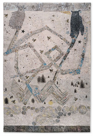 KIKI SMITH, PARLIAMENT 6/10
cotton Jacquard tapestry with silver threads