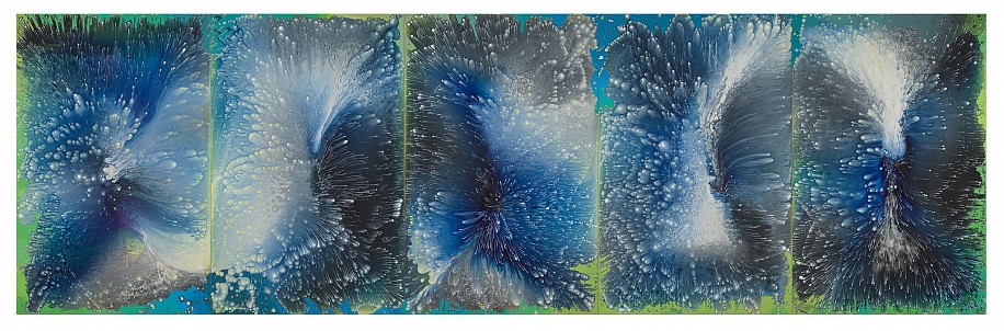 BARBARA TAKENAGA, BLUE FIVE
acrylic on linen