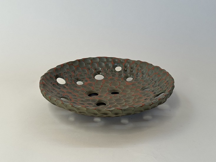 BRAD MILLER, HOLE BOWL
glazed earthenware