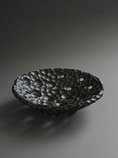 BRAD MILLER, HOLE BOWL
glazed porcelain