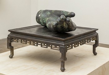 David Kimball Anderson Buddah Hand on table 2013B