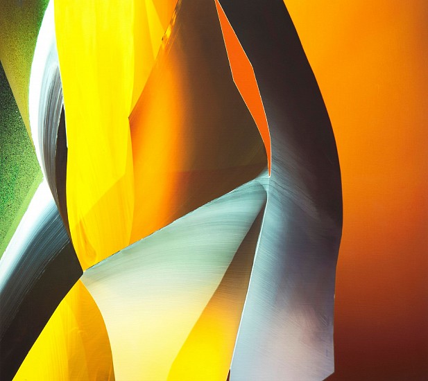 KATE PETLEY, DOUBLENESS
acrlyic ink and acrylic on canvas