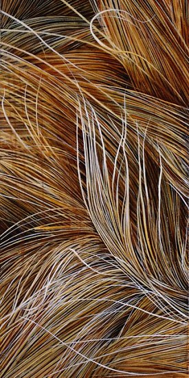 KAREN KITCHEL, DROUGHT PICTURE #8
oil, powdered pigments, shellac on canvas