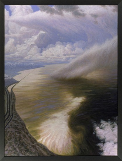 CHUCK FORSMAN, DESCENT
oil on panel