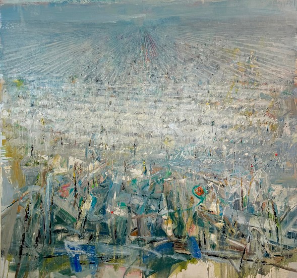 REBECCA CUMING, MIDNIGHT SUN
oil on canvas