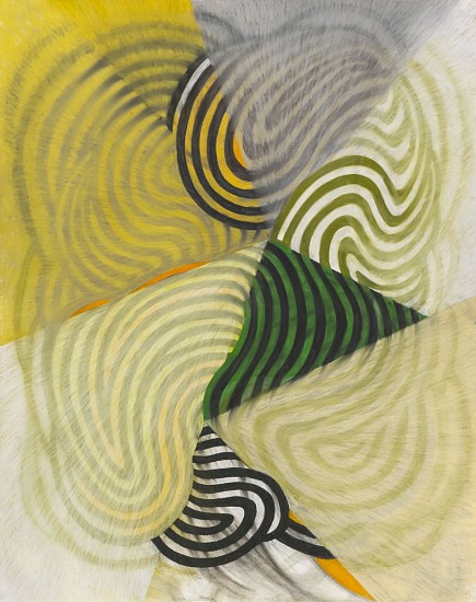 LINDA FLEMING, CRYSTAL SWIRL
Nu pastel on rag paper