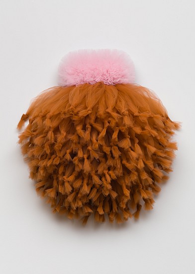 ANA MARIA HERNANDO, FRESHLY HARVESTED ODDNESS
tulle, metal lattice, wood, felt