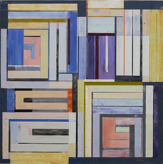LLOYD MARTIN, THICK SETTEE<br />
oil on canvas