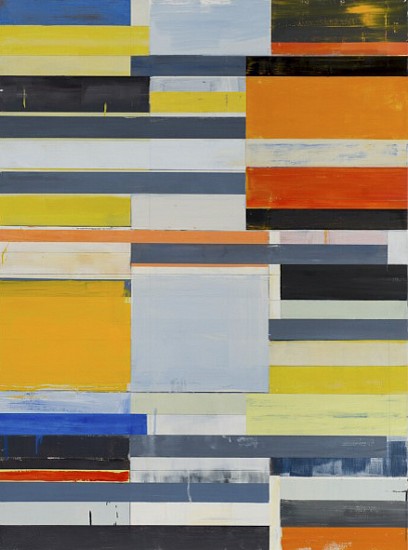 LLOYD MARTIN, YELLOW CHECK (2)
oil on canvas