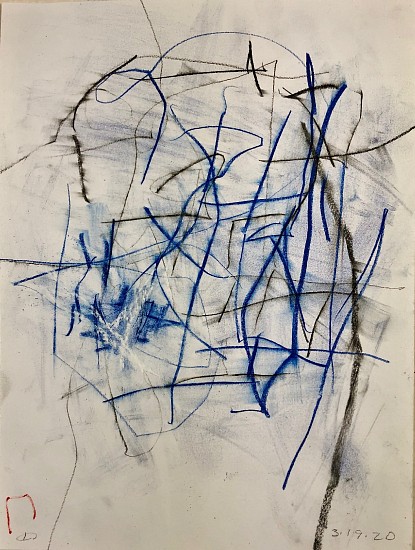AUDREY TULIMIERO WELCH, BOOK OF TWO WAYS 13<br />
acrylic on paper