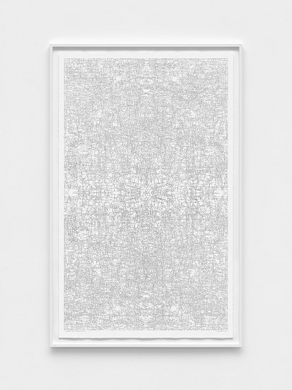 AMY ELLINGSON, SCHEMATIC: FOURFOLD, FLANKING POSITION III
graphite on Rising Stonehenge paper