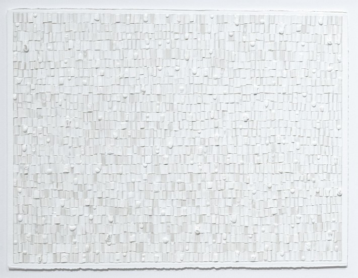 OMAR CHACON, POWER WHITE
acrylic on paper